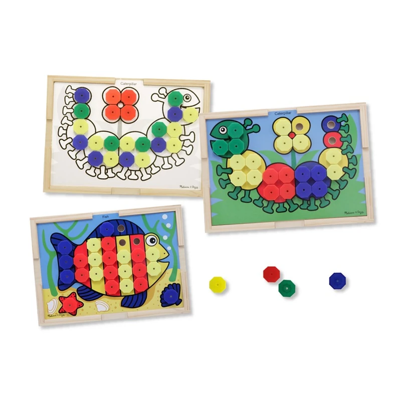 Mozaic din lemn cu culori Melissa and Doug [1]