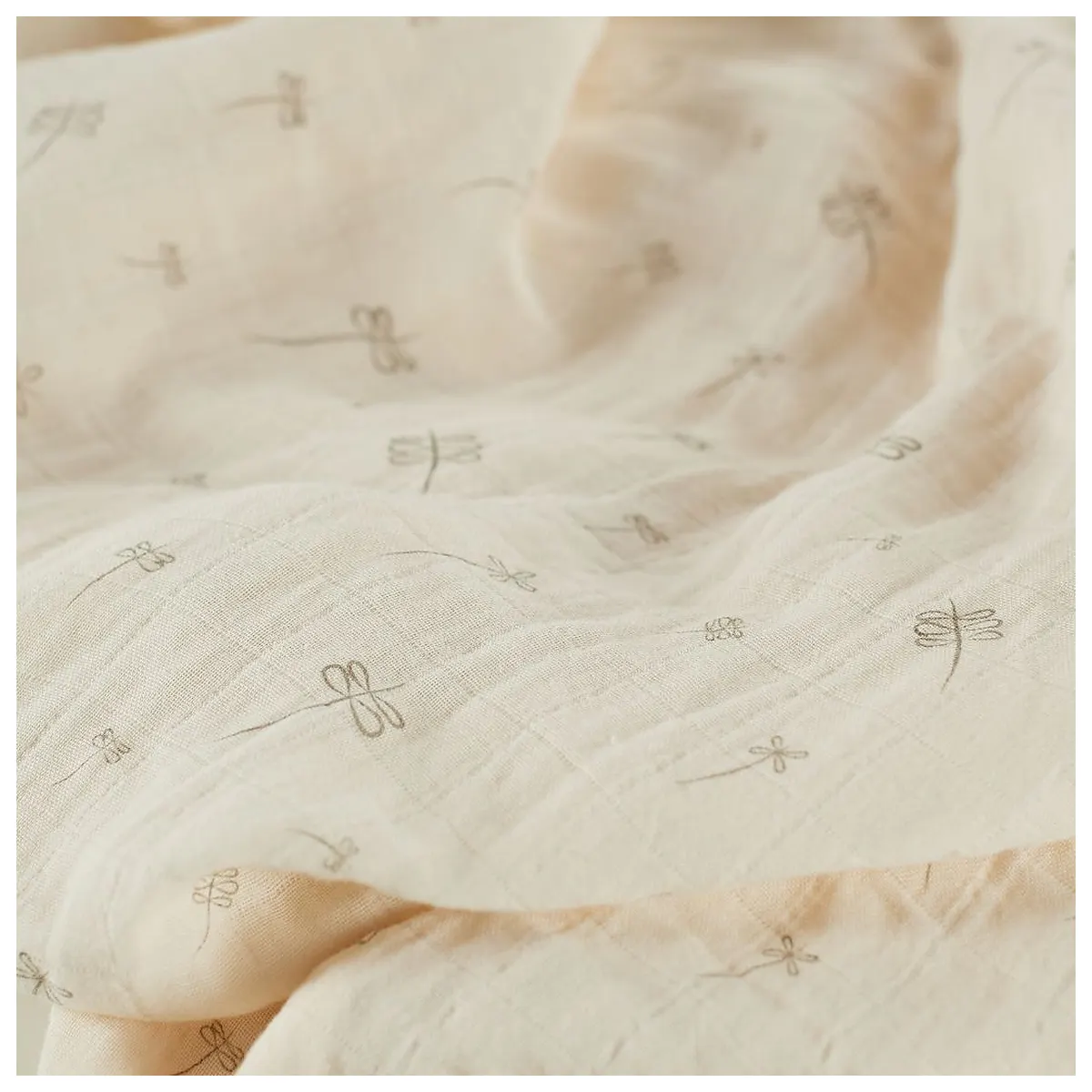 Muselina multifunctionala ONINO SNUGGLE.me, bumbac 100% organic, 120 x 120 cm, Pure Life [3]