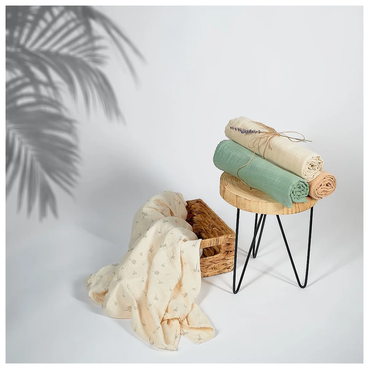 Muselina multifunctionala ONINO SNUGGLE.me, bumbac 100% organic, 120 x 120 cm, Pure Life [4]