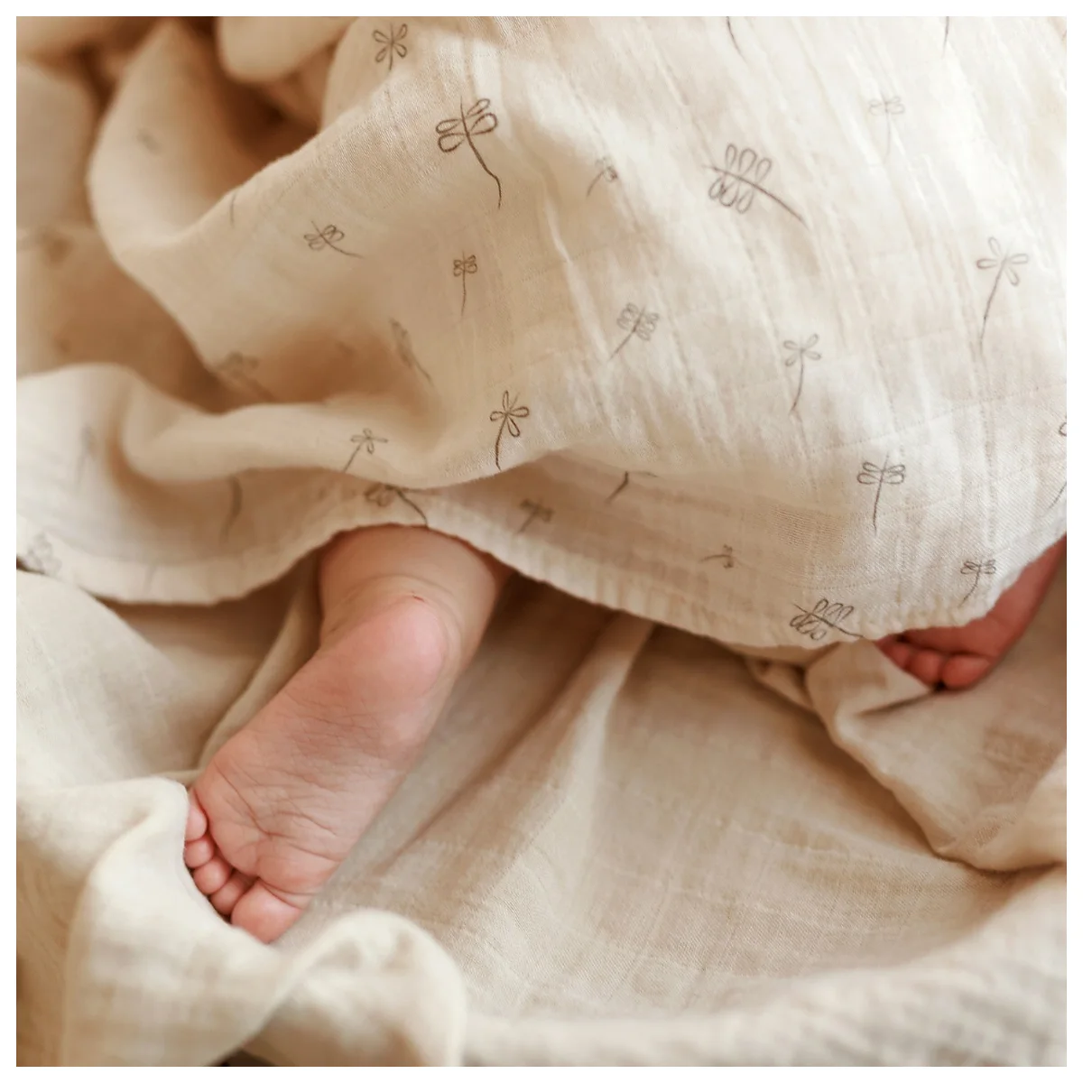 Muselina multifunctionala ONINO SNUGGLE.me, bumbac 100% organic, 120 x 120 cm, Pure Life [10]