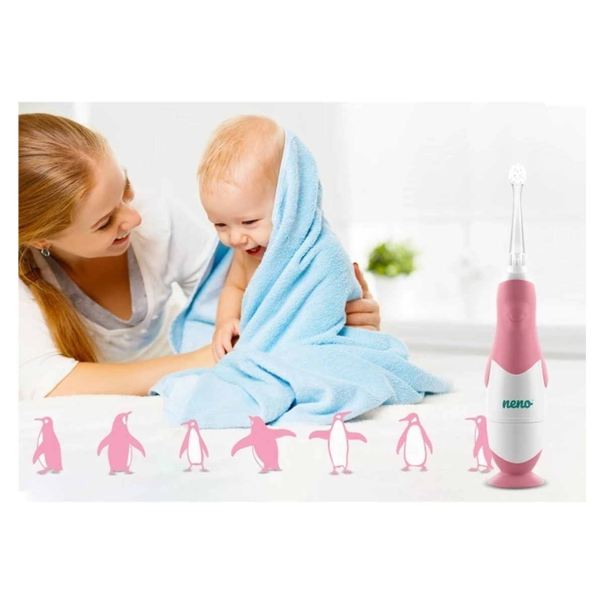 Neno Denti Pink – periuță de dinți electrică de la 3 la 36 luni [10]