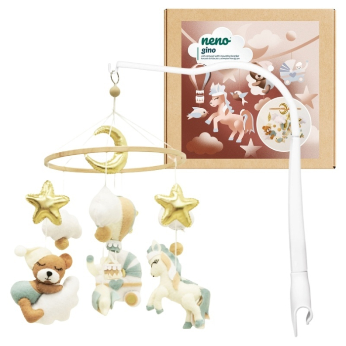 Neno Gino – carusel pentru pătuț cu suport de prindere [2]