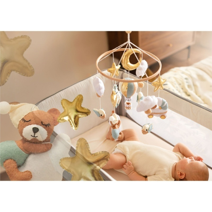 Neno Gino – carusel pentru pătuț cu suport de prindere [5]