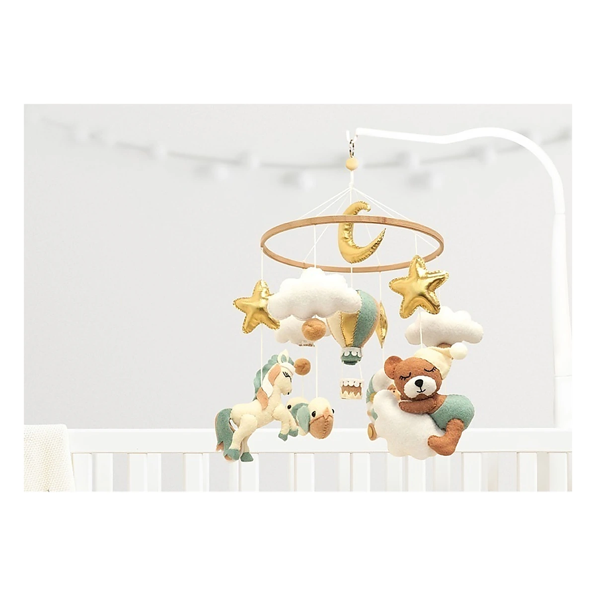 Neno Gino – carusel pentru pătuț cu suport de prindere [4]