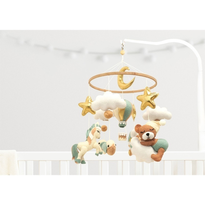 Neno Gino – carusel pentru pătuț cu suport de prindere [4]