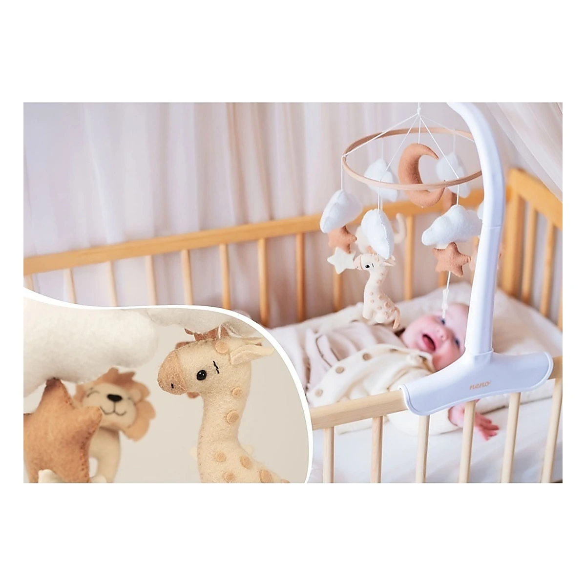 Neno Leo – carusel pentru pătuț cu suport de prindere [10]