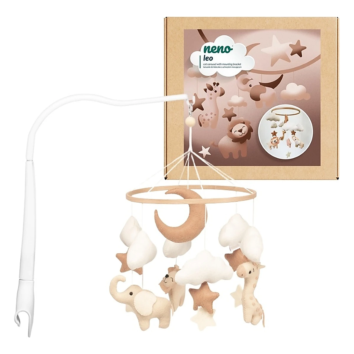 Neno Leo – carusel pentru pătuț cu suport de prindere [2]