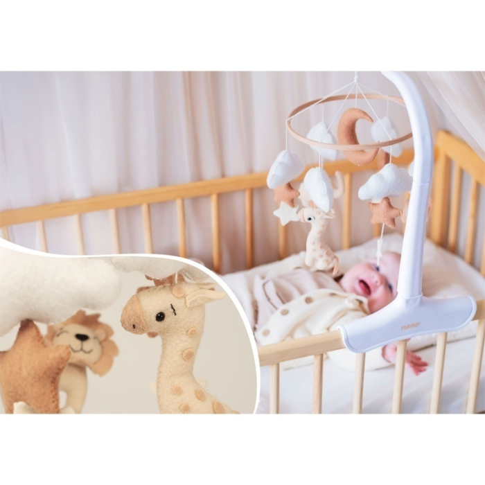 Neno Leo – carusel pentru pătuț cu suport de prindere [10]