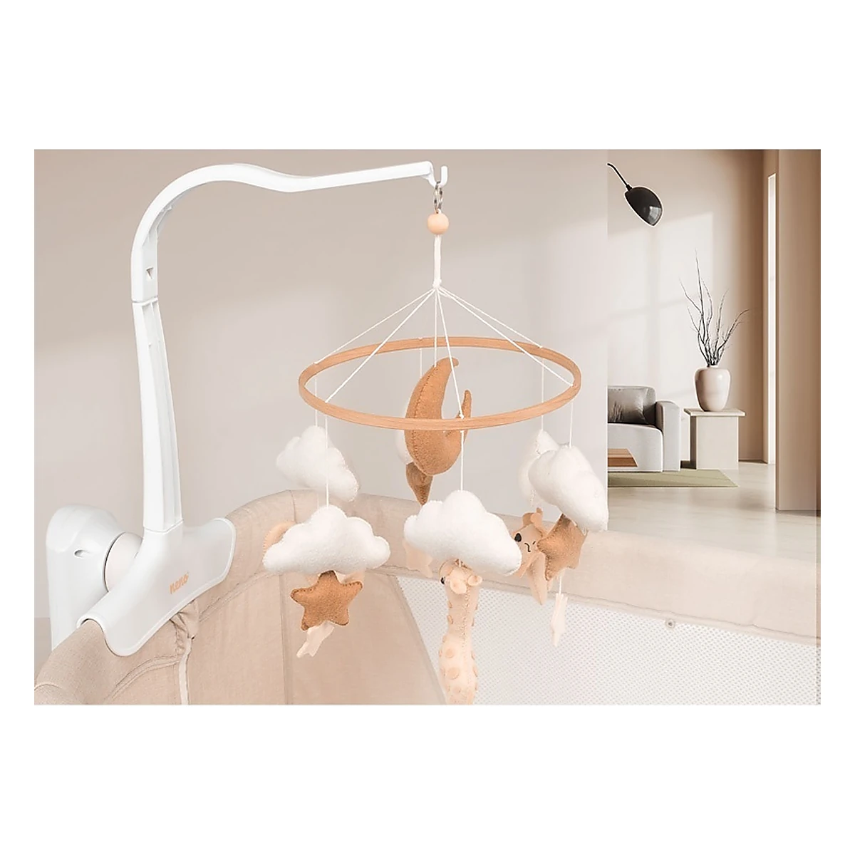 Neno Leo – carusel pentru pătuț cu suport de prindere [9]