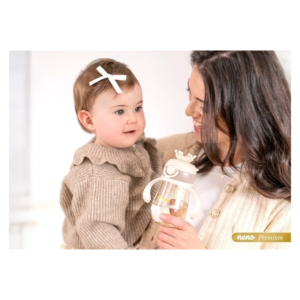 Sticlă pentru copii cu pai - Neno Mio 2 [7]