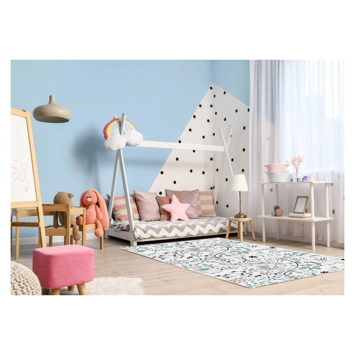 Saltea educativă , 200 × 150 cm, din spumă, Neno Mondo 2 ani [10]