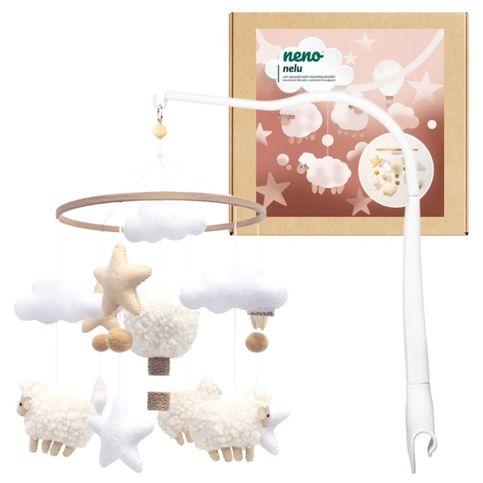 Neno Nelu – carusel pentru pătuț cu suport de prindere [8]