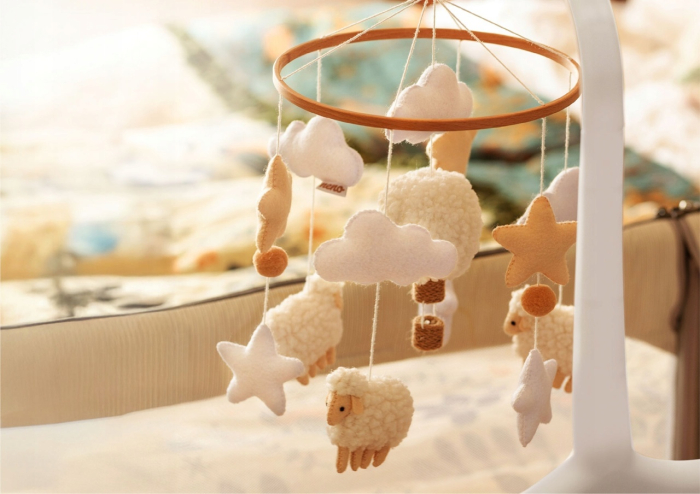 Neno Nelu – carusel pentru pătuț cu suport de prindere [6]