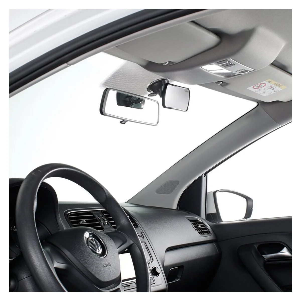 Oglinda auto, Jane, Pentru parbriz, Din sticla rezistenta la spargere, 14.5 x 7.5 x 5.5, Black [3]