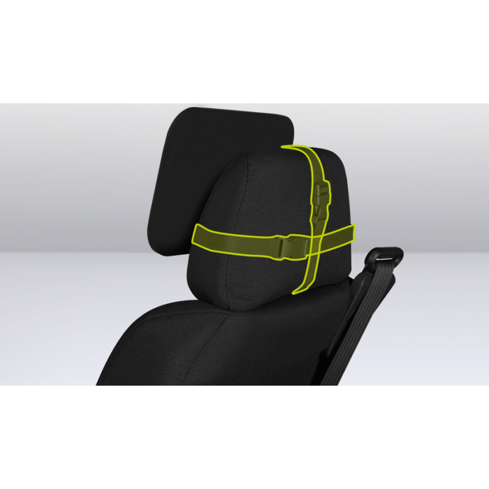 Oglinda auto retrovizoare, Lionelo, Sett, 25x18 cm, Rotire 360 grade, Universala, Black Carbon [7]