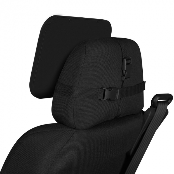 Oglinda auto retrovizoare, Lionelo, Sett, 25x18 cm, Rotire 360 grade, Universala, Black Carbon [10]