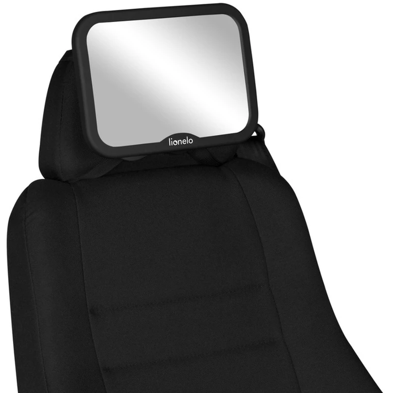 Oglinda auto retrovizoare, Lionelo, Sett, 25x18 cm, Rotire 360 grade, Universala, Black Carbon [4]