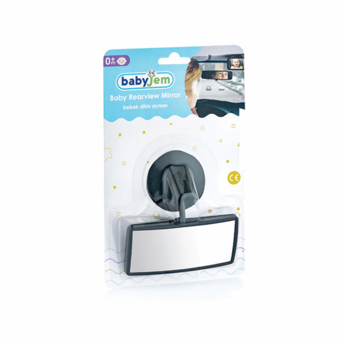 Oglinda auto retrovizoare pentru supravegherea copilului 10x5 cm BabyJem [4]