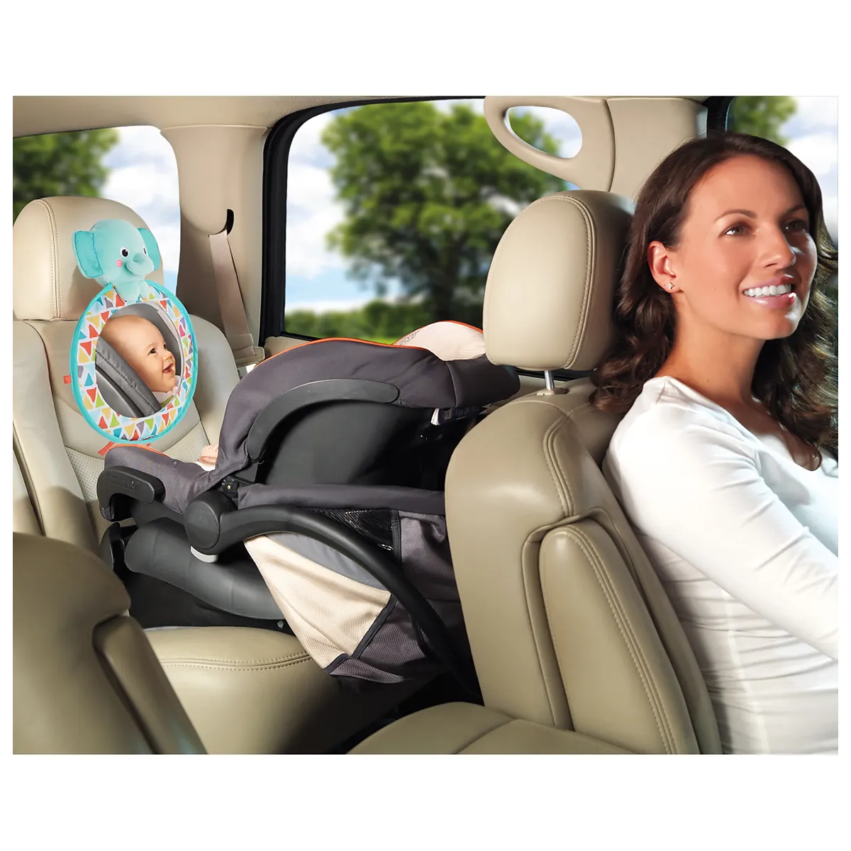 Oglinda Multifunctionala Bright Starts - See and Play pentru Supravegherea Bebelusului [5]