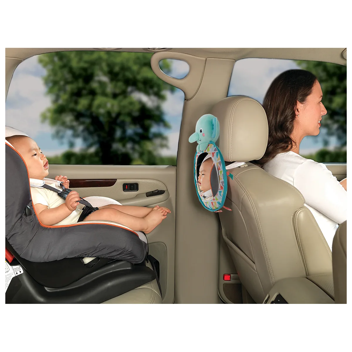 Oglinda Multifunctionala Bright Starts - See and Play pentru Supravegherea Bebelusului [3]