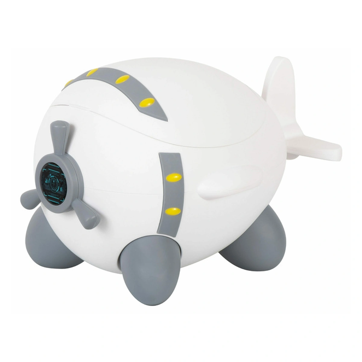 Olita copii Potty Plane, FreeON, forma de avion, 32 x 28 x 41 cm, White/Grey [3]
