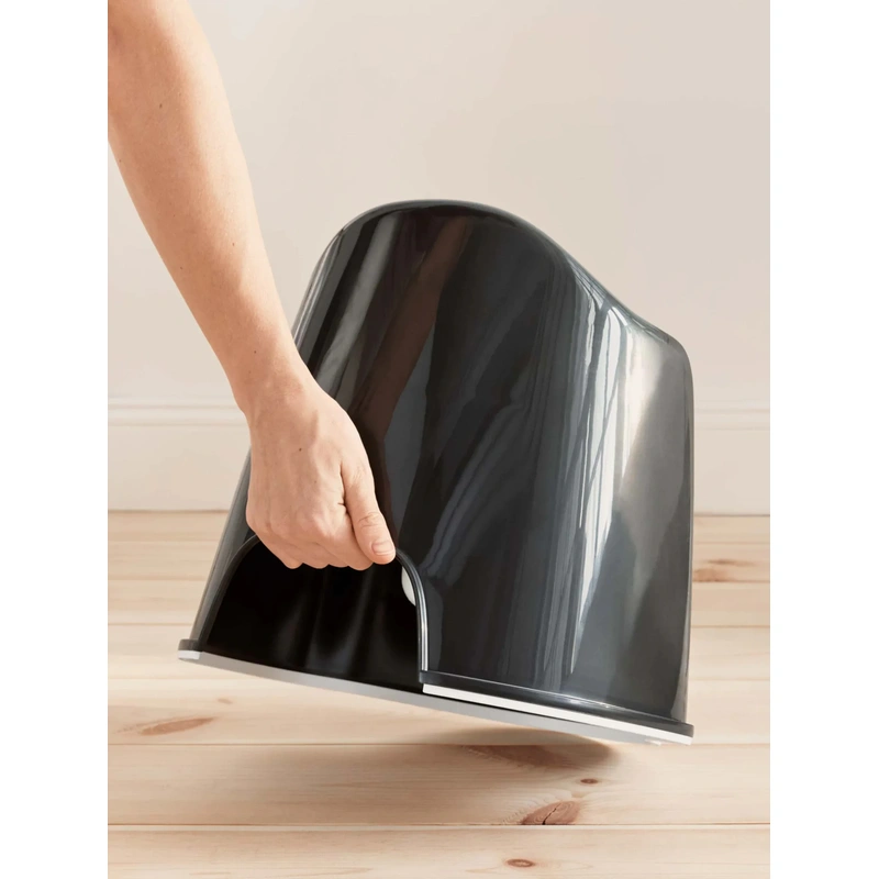 Olita cu protectie spate Potty Chair Black/White [9]
