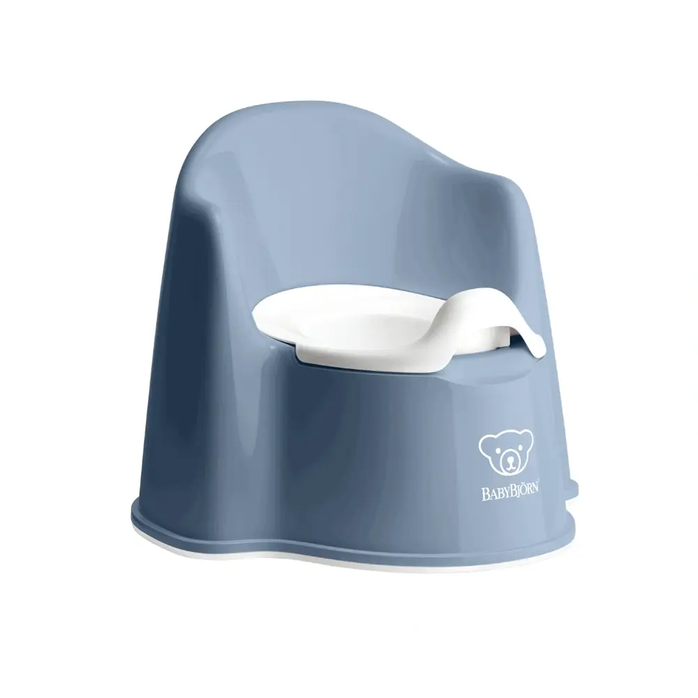 Olita cu protectie spate Potty Chair Deep blue/White [1]