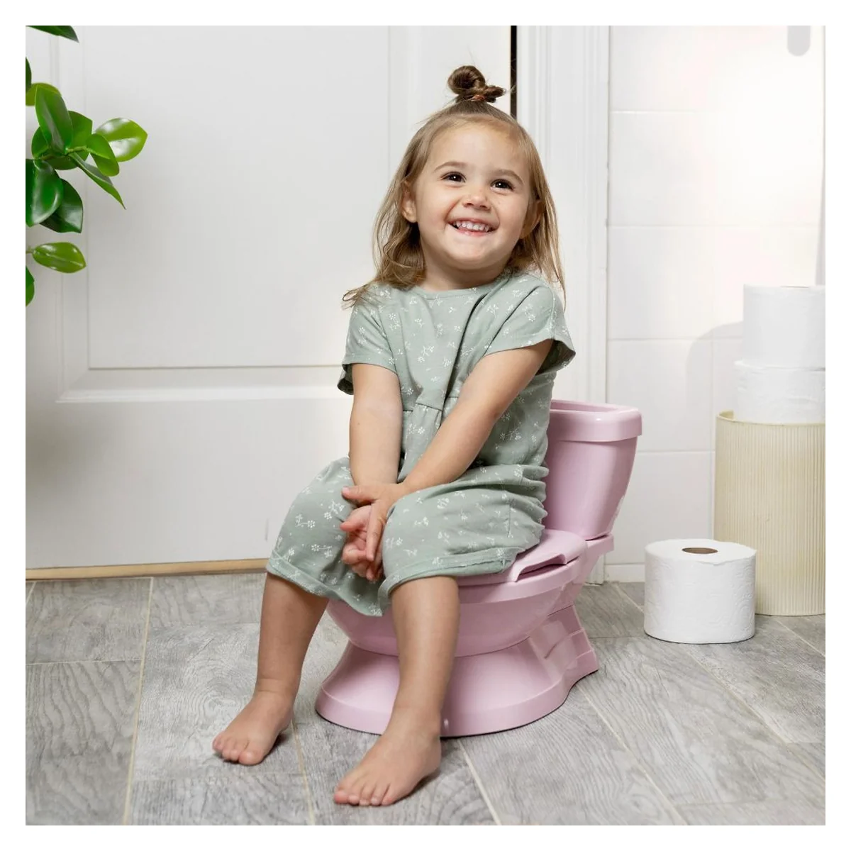 Olita cu sunete Ingenuity My Size Potty Pro, Roz [11]