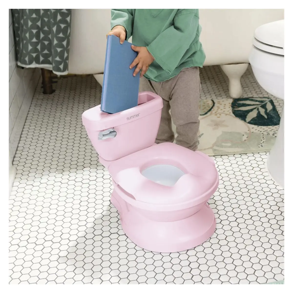 Olita cu sunete Ingenuity My Size Potty Pro, Roz [13]