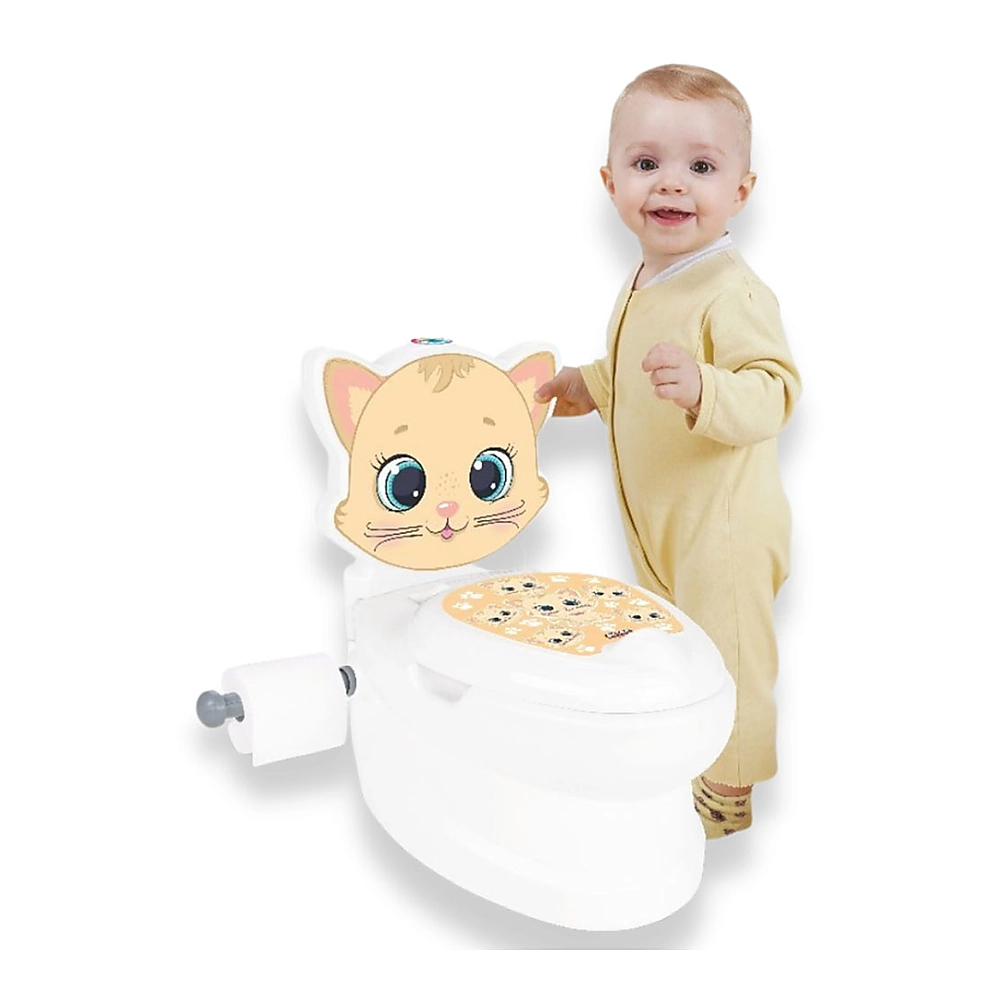 Olita educativa Pisica cu capac, sunet si suport hartie [3]