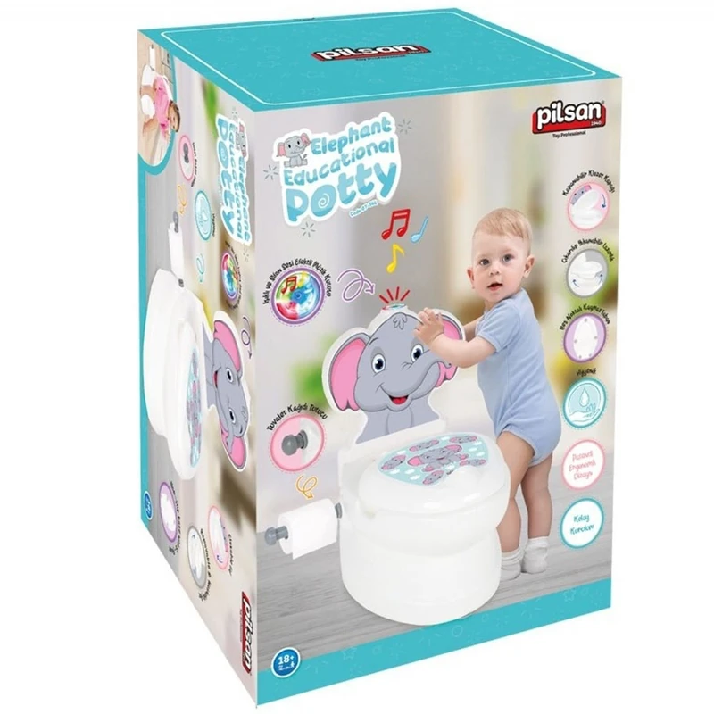 Olita educativa Pilsan Elefant cu sunet si capac [3]