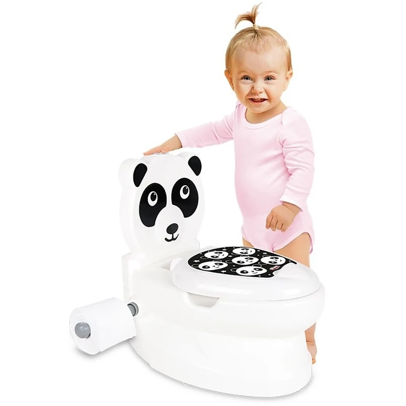 Olita educativa Panda cu sunet, capac si suport hartie [3]