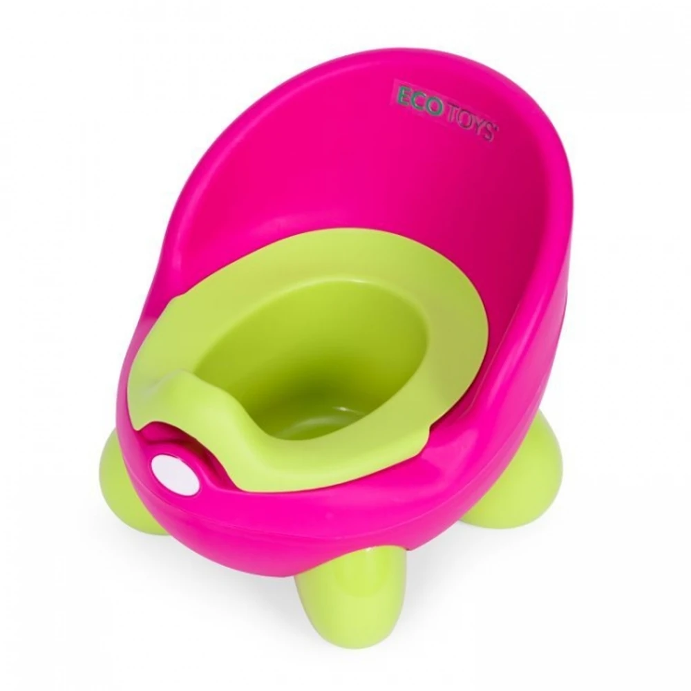 Olita pentru copii, cu insertie detasabila si picioare antiderapante - Roz-Verde [6]