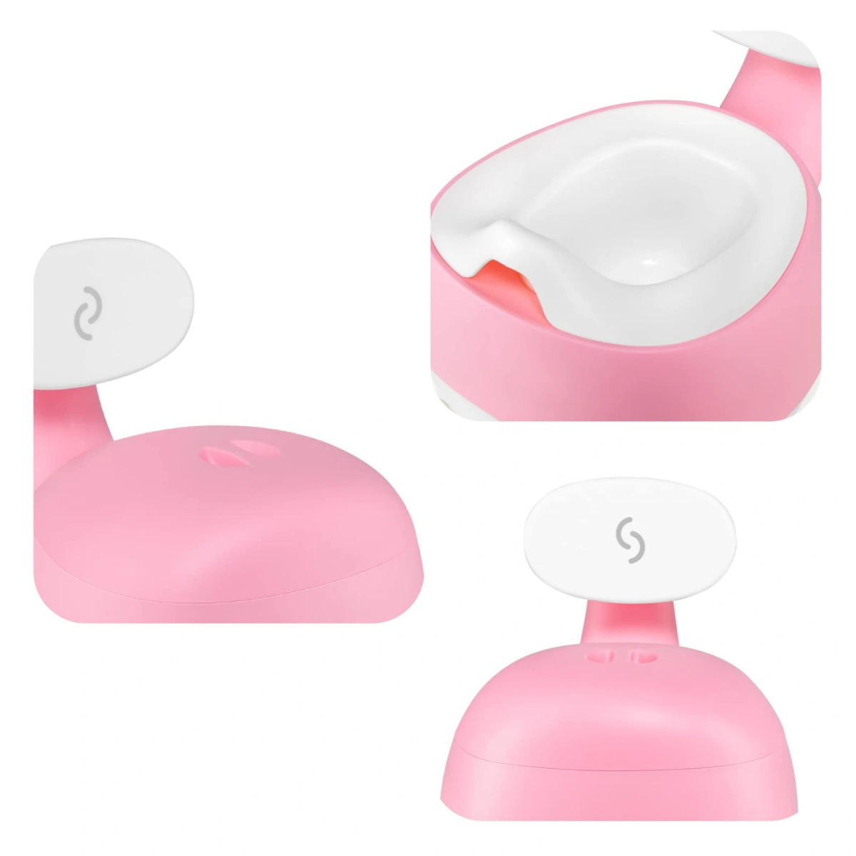 Olita pentru copii, Pottili, Skiddou, balenuta, cu capac, Keep pink, Roz [8]