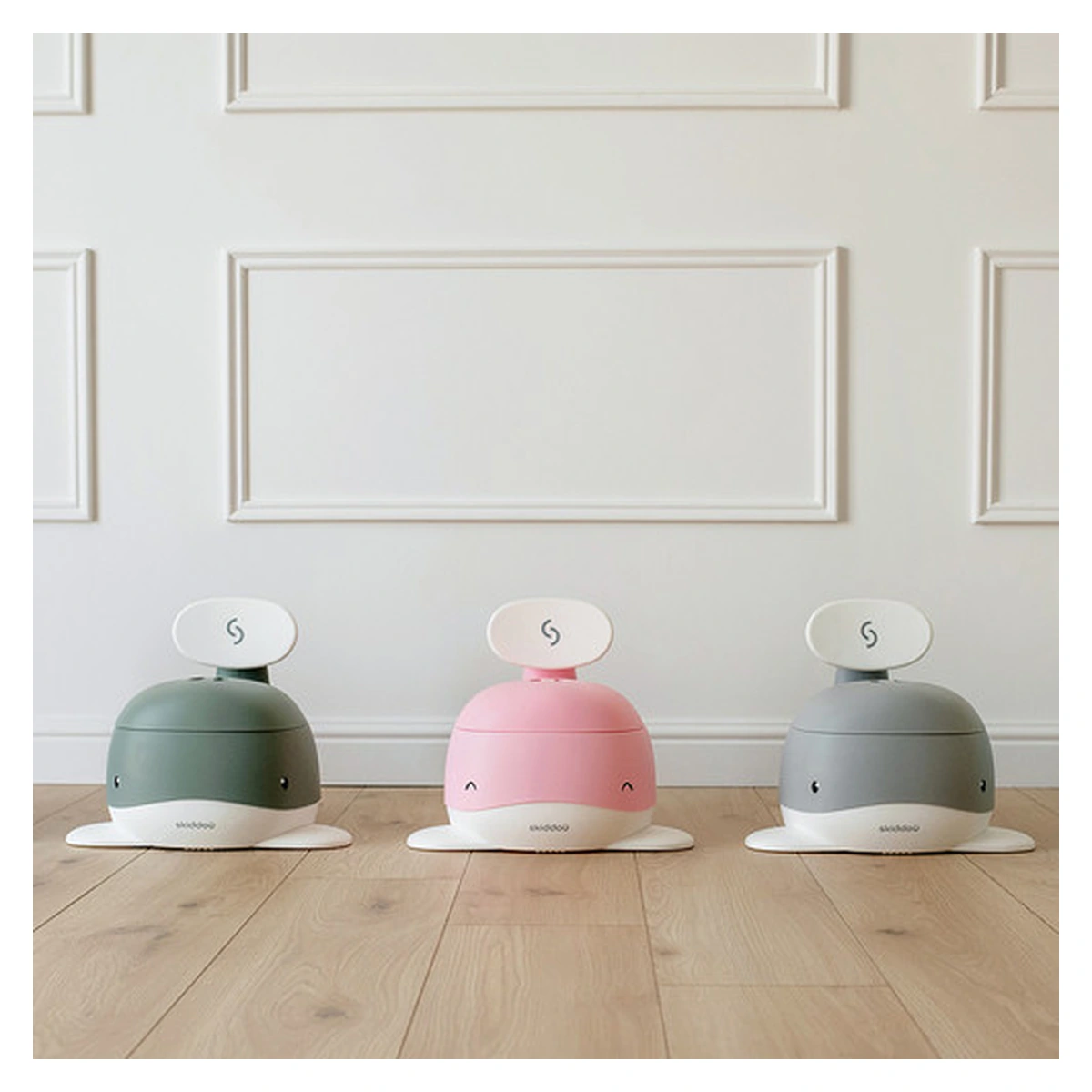 Olita pentru copii, Pottili, Skiddou, balenuta, cu capac, Keep pink, Roz [11]