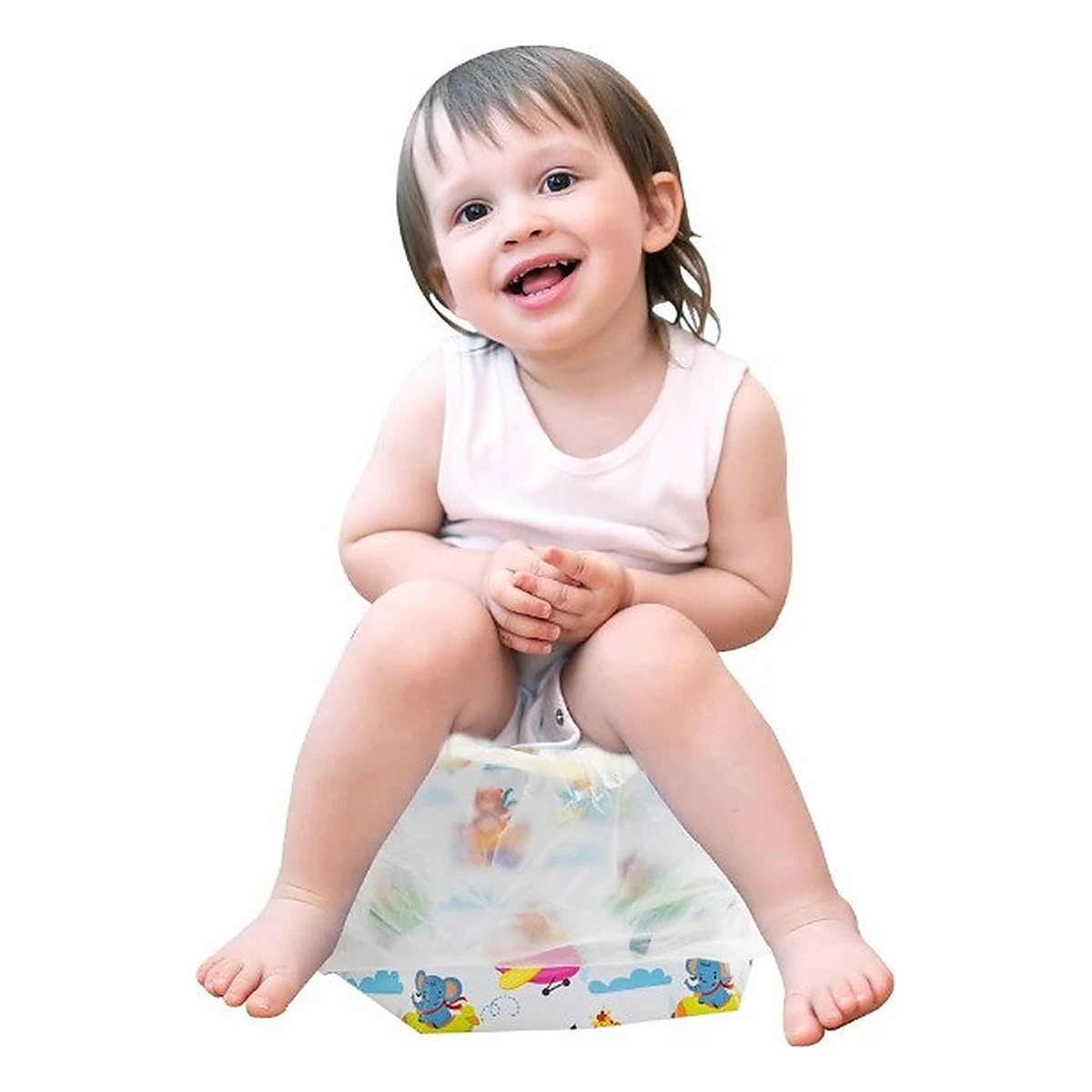 Olita pliabila/portabila pentru calatorie BabyJem Carton Travel Potty 5 ani [5]