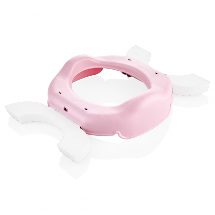 Olita portabila 2in1 BabyJem Roz Portable Seat [2]
