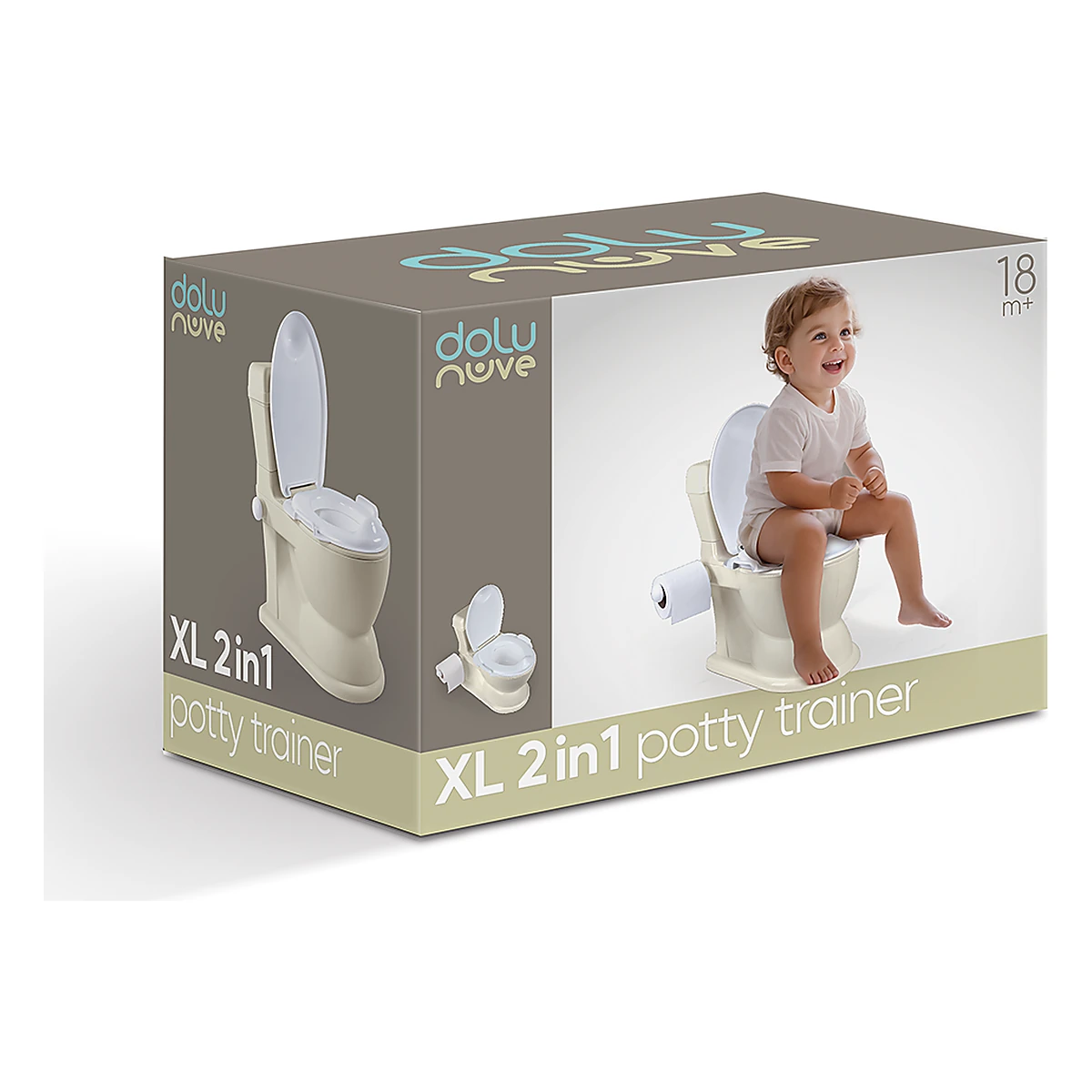 Olita XL educationala multifunctionala 2 in 1 - Bej, Dolu Nuve 18 luni+ [3]
