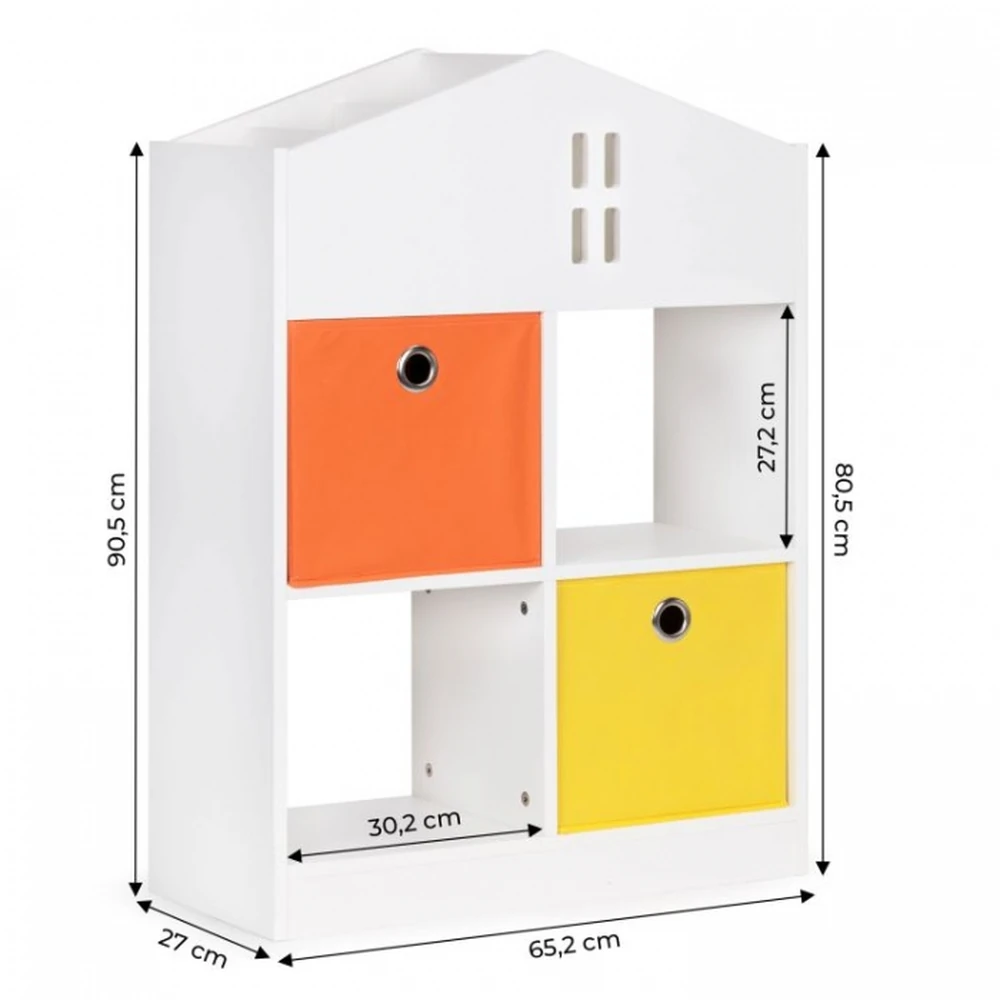 Organizator pentru jucariile copiilor in forma de casuta Ecotoys [4]