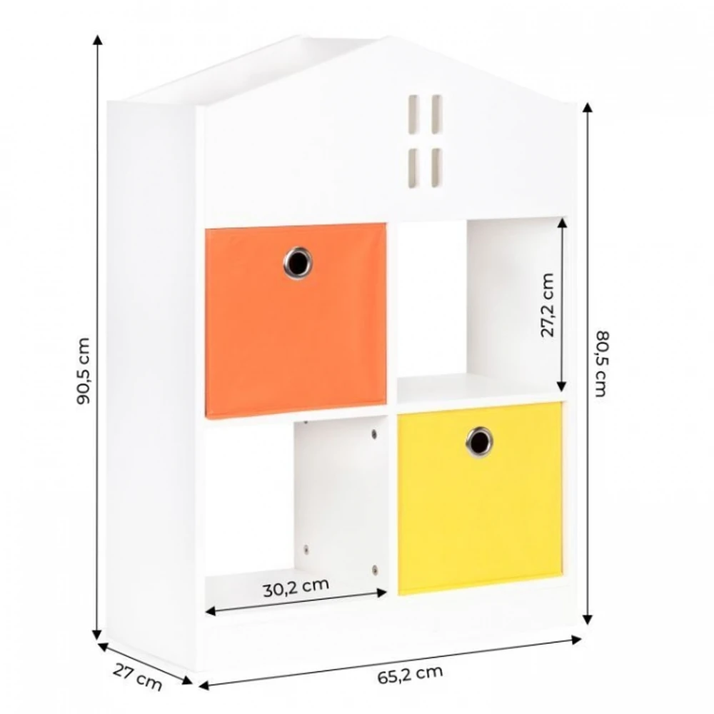 Organizator pentru jucariile copiilor in forma de casuta Ecotoys [6]