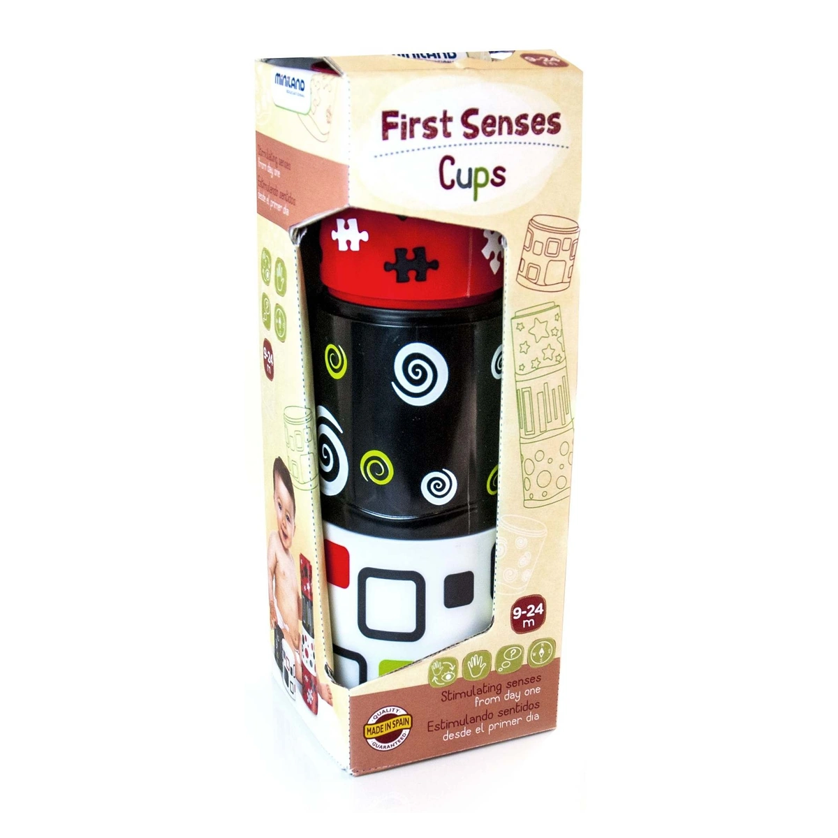 Pahare de stivuit First Senses - Miniland [2]