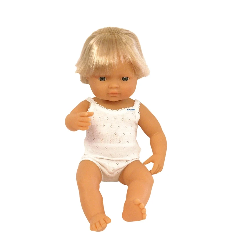 Papusa Baby european baiat Miniland 38 cm [1]