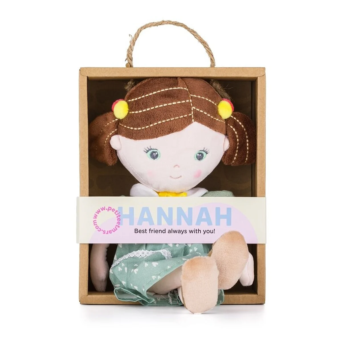 Papusa, Petite&Mars, Hannah, Din plus, 35 cm, 0 luni+, Multicolor [3]