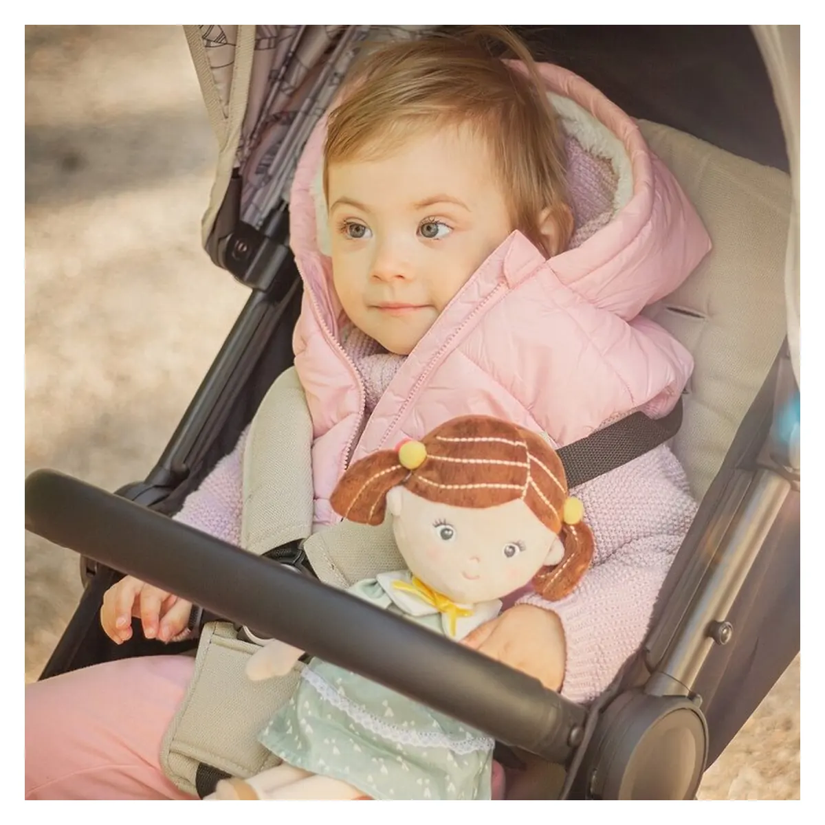 Papusa, Petite&Mars, Hannah, Din plus, 35 cm, 0 luni+, Multicolor [4]