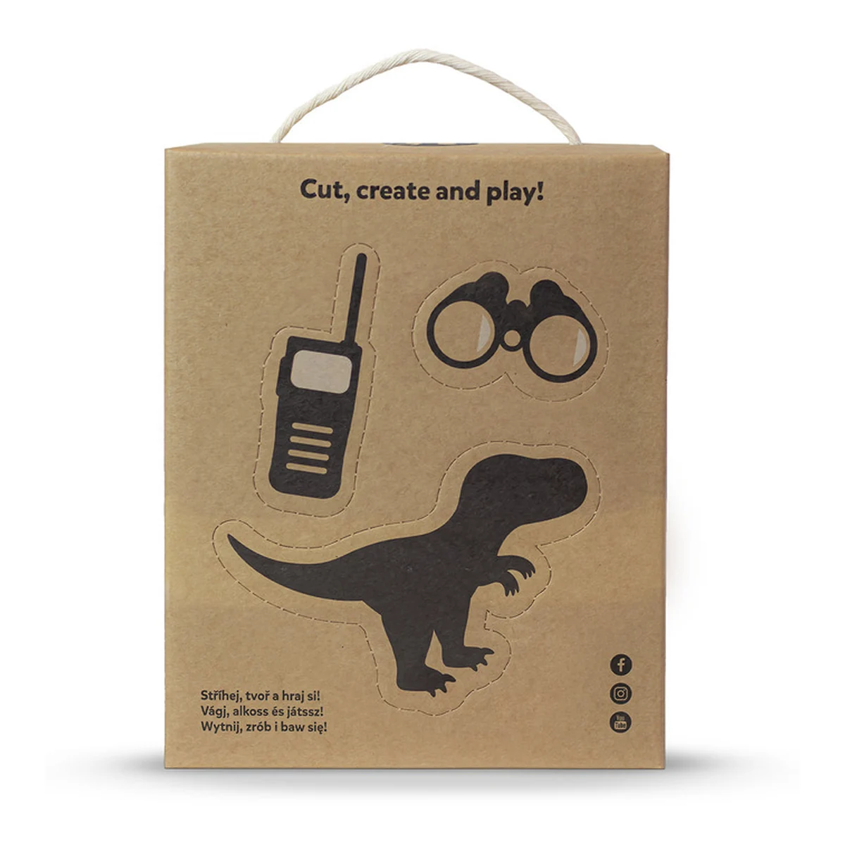 Papusa, Petite&Mars, Max 14 x 34 cm, 0 luni+, Ambalaj cu mini puzzle din carton, 35 cm, Albastru [4]