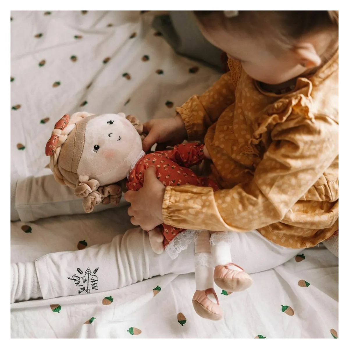 Papusa, Petite&Mars, Sophie 14 x 34 cm, 0 luni+, Ambalaj cu mini puzzle din carton, 35 cm, Roz [8]