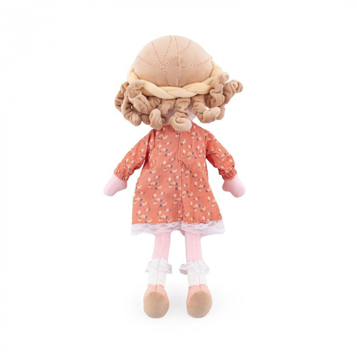 Papusa, Petite&Mars, Sophie 14 x 34 cm, 0 luni+, Ambalaj cu mini puzzle din carton, 35 cm, Roz [6]