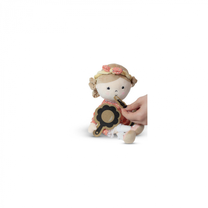Papusa, Petite&Mars, Sophie 14 x 34 cm, 0 luni+, Ambalaj cu mini puzzle din carton, 35 cm, Roz [2]