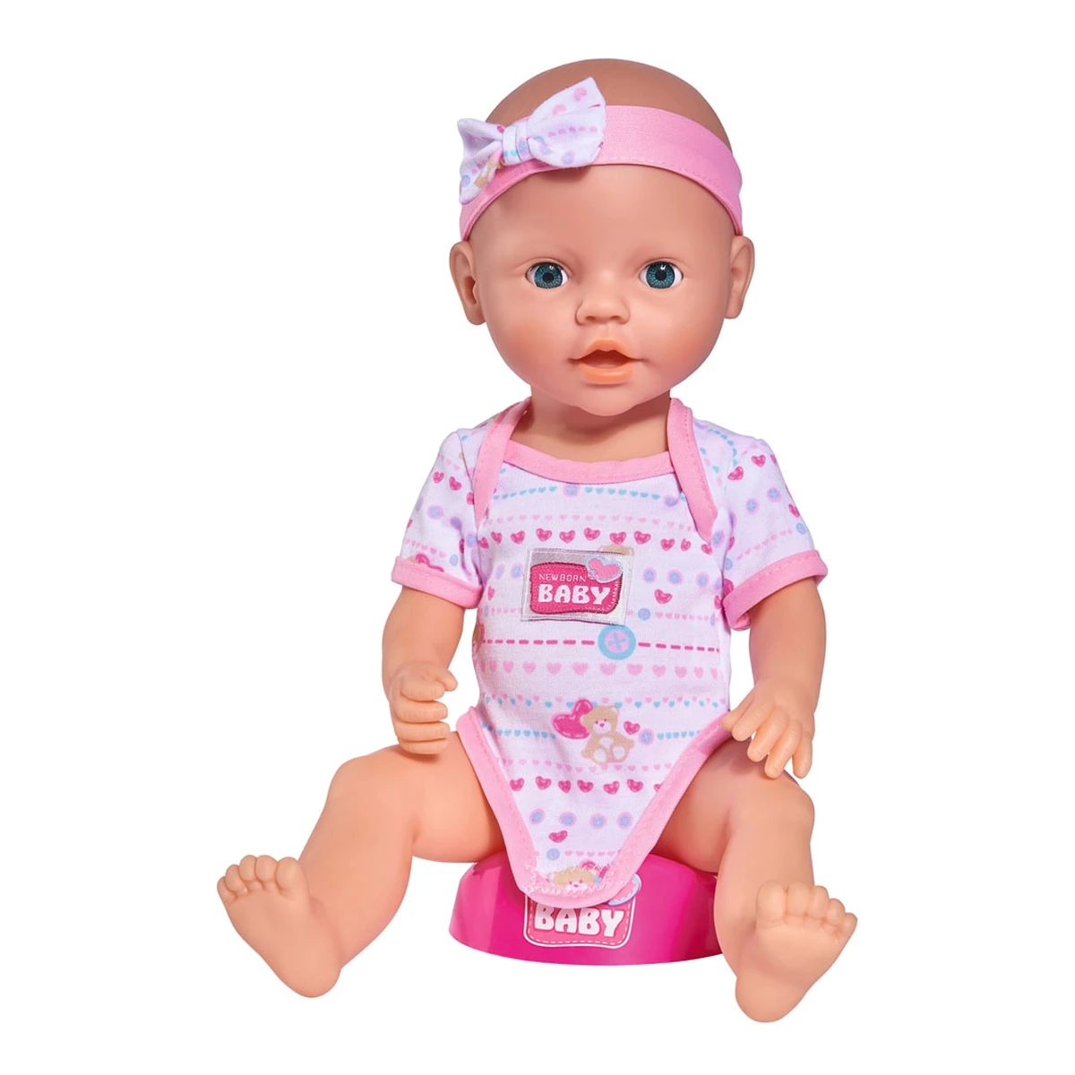 Papusa Simba New Born Baby 38 cm Bebe cu olita si accesorii [4]