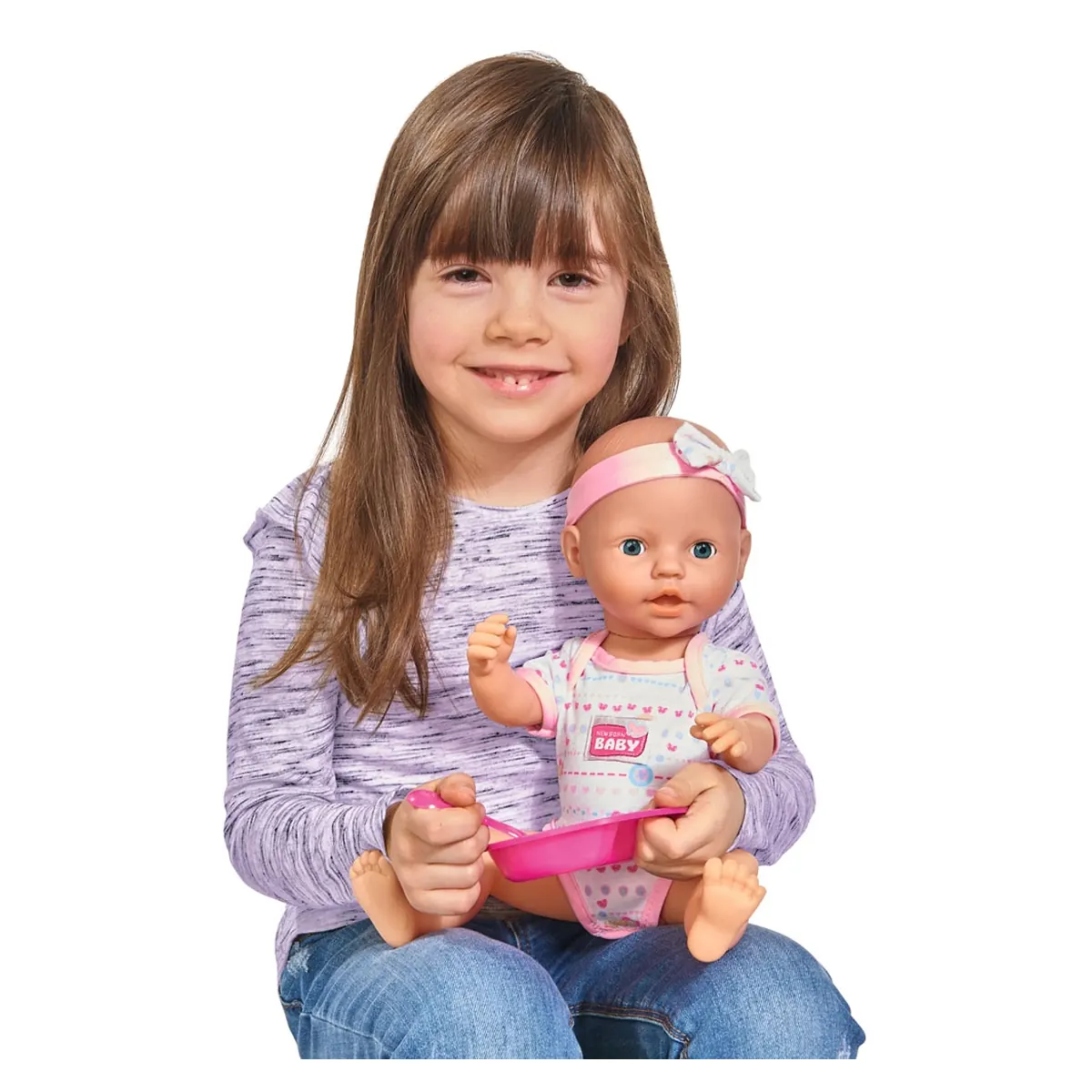 Papusa Simba New Born Baby 38 cm Bebe cu olita si accesorii [6]